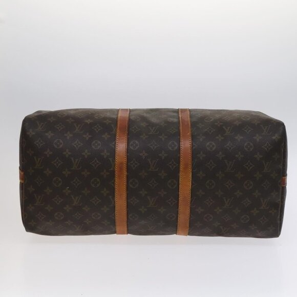 LOUIS VUITTON Monogram Keepall Bandouliere 55 Boston Bag - Picture 8 of 16